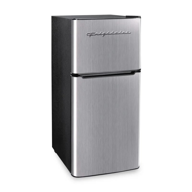 Frigidaire 4.5 Cu. Ft. 2-Door Compact Refrigerator With Chrome Trim - EFR451, Platinum