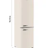 Frigidaire Bottom Mount Retro Refrigerator, 9.0 Cu. Ft., Black