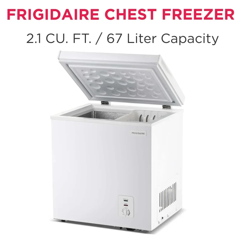 Frigidaire Chest Freezer, 2.1 Cu. Ft., White