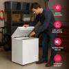 Frigidaire Chest Freezer, 2.1 Cu. Ft., White
