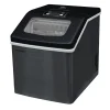 Frigidaire Countertop Clear Square Ice Maker, 40 lbs. Per Day - Stainless Steel