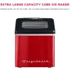 Frigidaire Countertop Clear Square Ice Maker, 40 lbs. Per Day - Stainless Steel