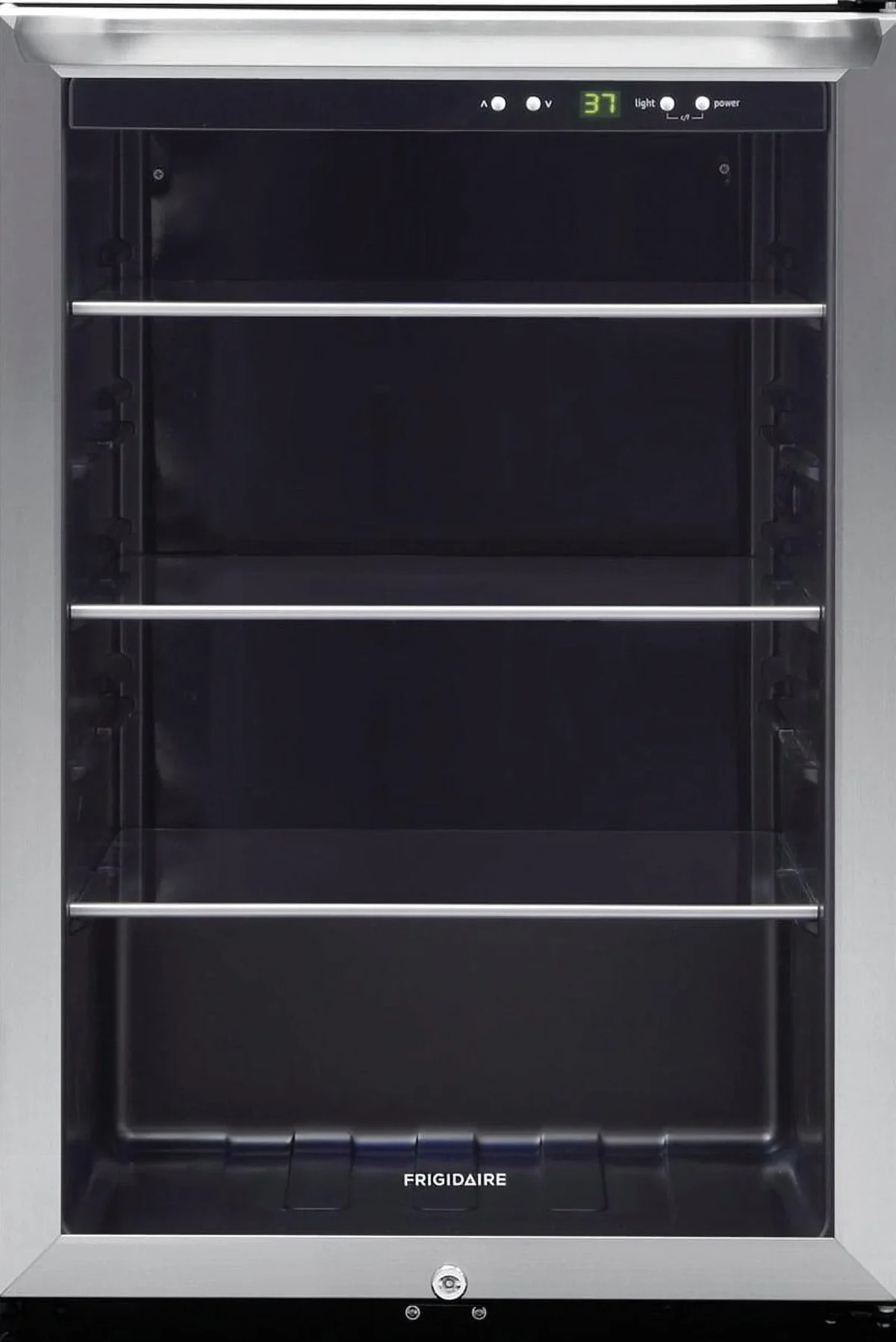 Frigidaire 24 inch Freestanding Beverage Center With Glass Door, Stainless Steel, 138 12 oz. Can Storage - FRYB4623AS