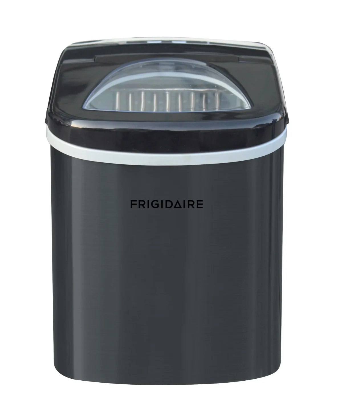 Frigidaire Portable Self-Cleaning Ice Maker, Black Stainless Steel - EFIC117-Ssblack_Sc
