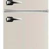 Frigidaire Retro 2 Door Mini Refrigerator With Freezer And Side Bottle Opener, 3.1 Cu Ft, 19in D x 20.5in W x 33.5in H