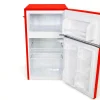 Frigidaire Retro Two-Door Compact Refrigerator With Freezer, 3.1 Cu. Ft., Red