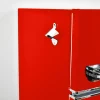 Frigidaire Retro Two-Door Compact Refrigerator With Freezer, 3.1 Cu. Ft., Red