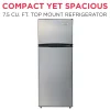 Frigidaire Top-Freezer Refrigerator 7.5 Cu. Ft. Stainless Look