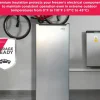 Frigidaire Upright Freezer 6.5 Cu. Ft. Platinum