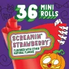 Fruit Roll-Ups Mini Rolls, Screamin' Strawberry Fruit Flavored Snacks, 36 Count, 13.3 oz