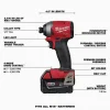 Milwaukee M18 FUEL Lithium-Ion Brushless Cordless 7 Tool Combo Kit 5.0 Ah 18V - 2998-27