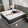 Full Size 10 Inch Medium Plush Hybrid Mattress In A Box
