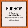 FUNBOY Inflatable Halloween Lawn Snakes 3-Pack, Outdoor Decor with Bonus Ghost