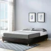 Furniture of America Goodwater Faux Leather Full Foundation Bed - Brown