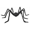Furry Spider Decoration, Black, 50", Halloween by Way To Celebrate