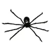 Furry Spider Decoration, Black, 50", Halloween by Way To Celebrate
