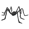 Furry Spider Decoration, Black, 50", Halloween by Way To Celebrate