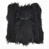 Furry Spider Decoration, Black, 50", Halloween by Way To Celebrate