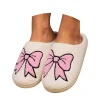Gaexia New Christmas Cotton Slippers Winter Warm Couples Thick Sole Soft Sole Shoes Thickened Anti Slippers for Men And