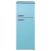 Galanz Top Mount Refrigerator 10.0 Cu Ft Blue 23.74 x 27.48 x 61.81 in - GLR10TBEEFR