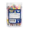 Galaxy Star Rainbow Lollipops Individually Wrapped, Bursting with Fruity Flavor, Great Swirl Lollipops for Kids Birthday