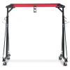 GARVEE Adjustable 1-Ton Portable Gantry Crane, 2200-Lb Capacity, 96.5-143.7 In Height