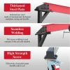GARVEE Adjustable 1-Ton Portable Gantry Crane, 2200-Lb Capacity, 96.5-143.7 In Height