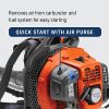 Gas Backpack Leaf Blower 51cc 2.16 HP 765 CFM 270 MPH