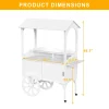 GDLF Candy Cart With Wheels And Storage Cabinet - 68.5 in