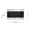 GE 1.1 Cu Ft 950W Stainless Steel Countertop Microwave Oven - GCST11N1WSS