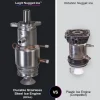 GE Profile Opal 2.0 Ultra Nugget Ice Maker With Scale Inhibiting Filter, Scoop, 38 lbs In 24 Hours, WiFi - Stainless Ste