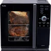 GE Profile Smart Indoor Pellet Smoker With Active Smoke Filtration, 5 Smoke Settings, WiFi Connected - Black
