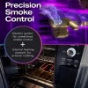 GE Profile Smart Indoor Pellet Smoker With Active Smoke Filtration, 5 Smoke Settings, WiFi Connected - Black