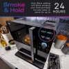 GE Profile Smart Indoor Pellet Smoker With Active Smoke Filtration, 5 Smoke Settings, WiFi Connected - Black
