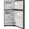 GE Top Freezer Refrigerator 21.9 Cu. Ft. Slate - GTS22KMNRES