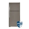 GE Top Freezer Refrigerator 21.9 Cu. Ft. Slate - GTS22KMNRES