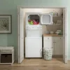 GE Unitized Spacemaker 3.9 Cu. Ft. Washer With Stainless Steel Basket And 5.9 Cu. Ft. Electric Dryer - GUD27EESNWW