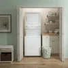 GE Unitized Spacemaker 3.9 Cu. Ft. Washer With Stainless Steel Basket And 5.9 Cu. Ft. Electric Dryer - GUD27EESNWW