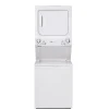 GE Unitized Spacemaker 3.9 Cu. Ft. Washer With Stainless Steel Basket And 5.9 Cu. Ft. Electric Dryer - GUD27EESNWW