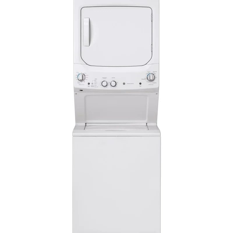 GE Unitized Spacemaker Washer 3.8 DOE cu. ft. With 5.9 cu. ft. Gas Dryer