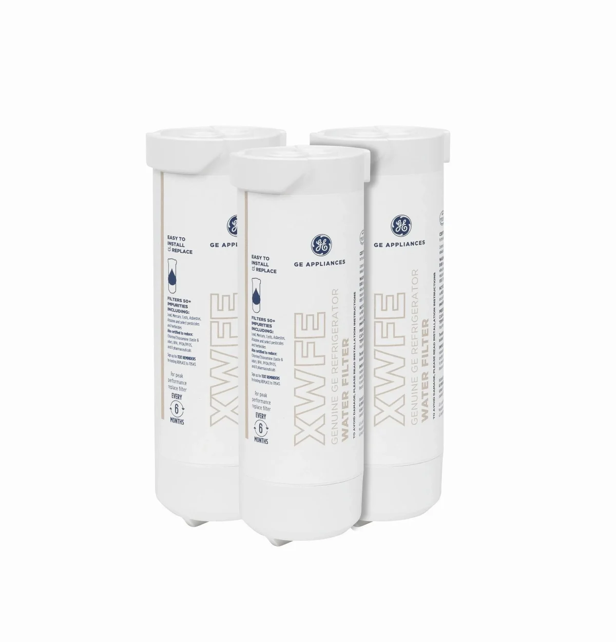 GE XWFE Refrigerator Water Filter 3-Pack - XWFE3PK