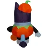 Gemmy 3.5 ft Airblown Blowup Inflatable Bluey in Pumpkin Costume Outdoor Decoration - Orange