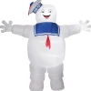 Gemmy Puft Marshmallow Man Lights Up 9 ft Yard Inflatables, Assorted Colors, 6.3 lbs