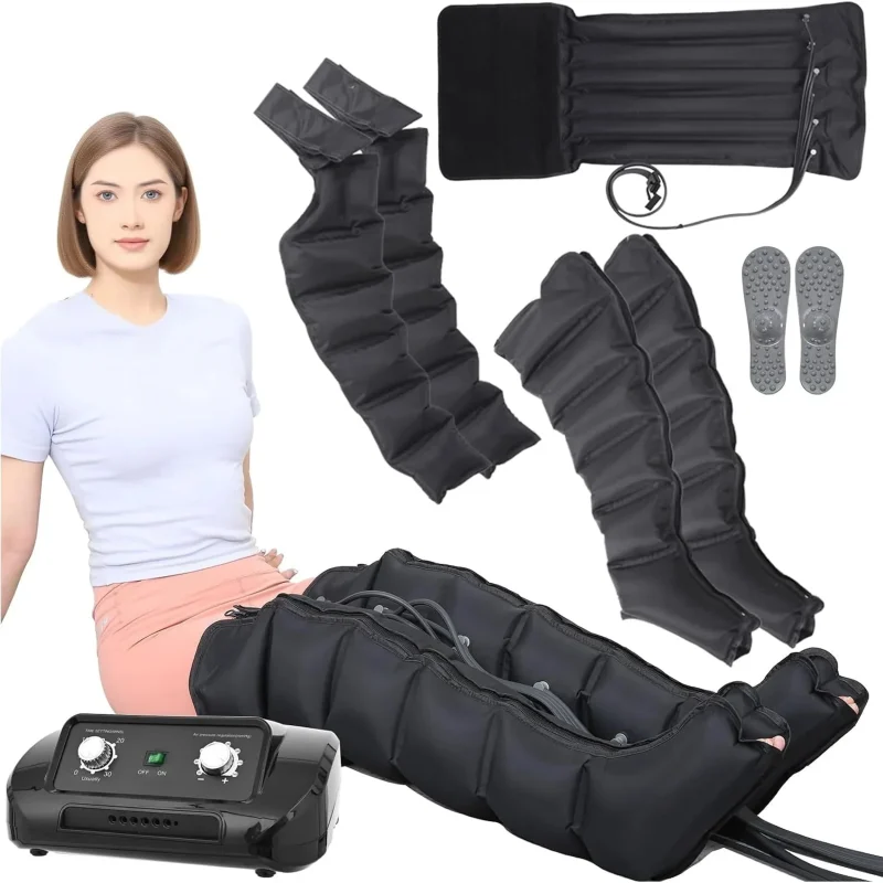 Generic 6-Chamber Compression Massage Boots For Legs, Abdomen And Arms - 1
