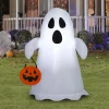 Ghost with Jack-o'-Lantern Tote Airblown Yard Inflatable, Multicolor, 3.5', Halloween by Way To Celebrate