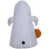 Ghost with Jack-o'-Lantern Tote Airblown Yard Inflatable, Multicolor, 3.5', Halloween by Way To Celebrate