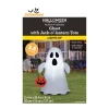 Ghost with Jack-o'-Lantern Tote Airblown Yard Inflatable, Multicolor, 3.5', Halloween by Way To Celebrate