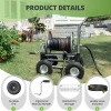 Giraffe Tools Heavy Duty Garden Hose Reel Cart With Wheels - 250-Feet 5/8-Inch Hose Capacity