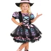 Girl's Pastel Tutu Toddler Witch Costume
