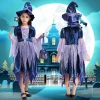 Girls Witch Tutu Dress Fairy Tale Wicked Witch outfit Halloween Kids 6-7 Years Kids Girls Dress